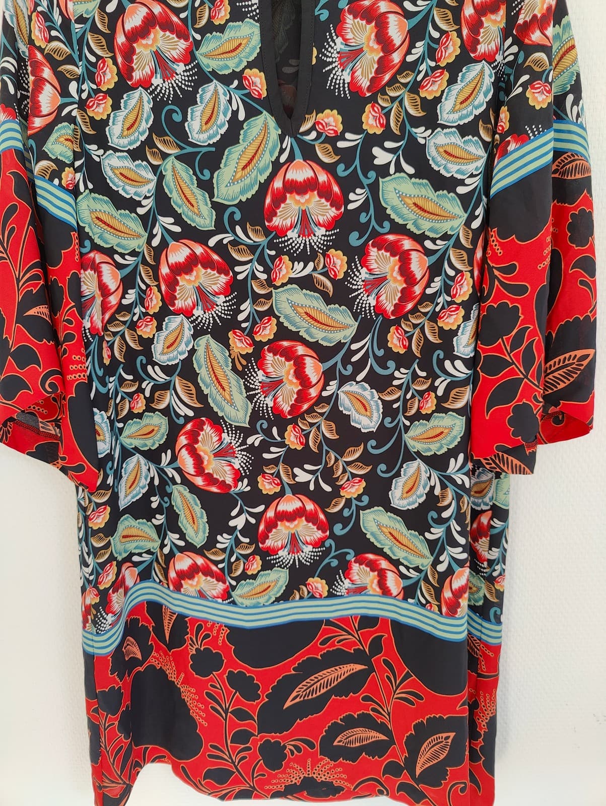 Robe imprimée à manches 3/4 Mango – Taille S — photo 4