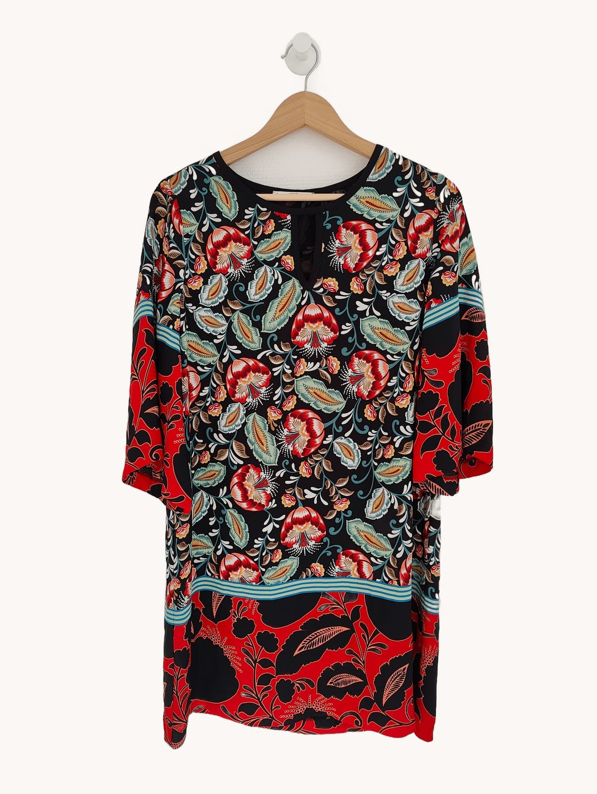 Robe imprimée à manches 3/4 Mango – Taille S — photo 2