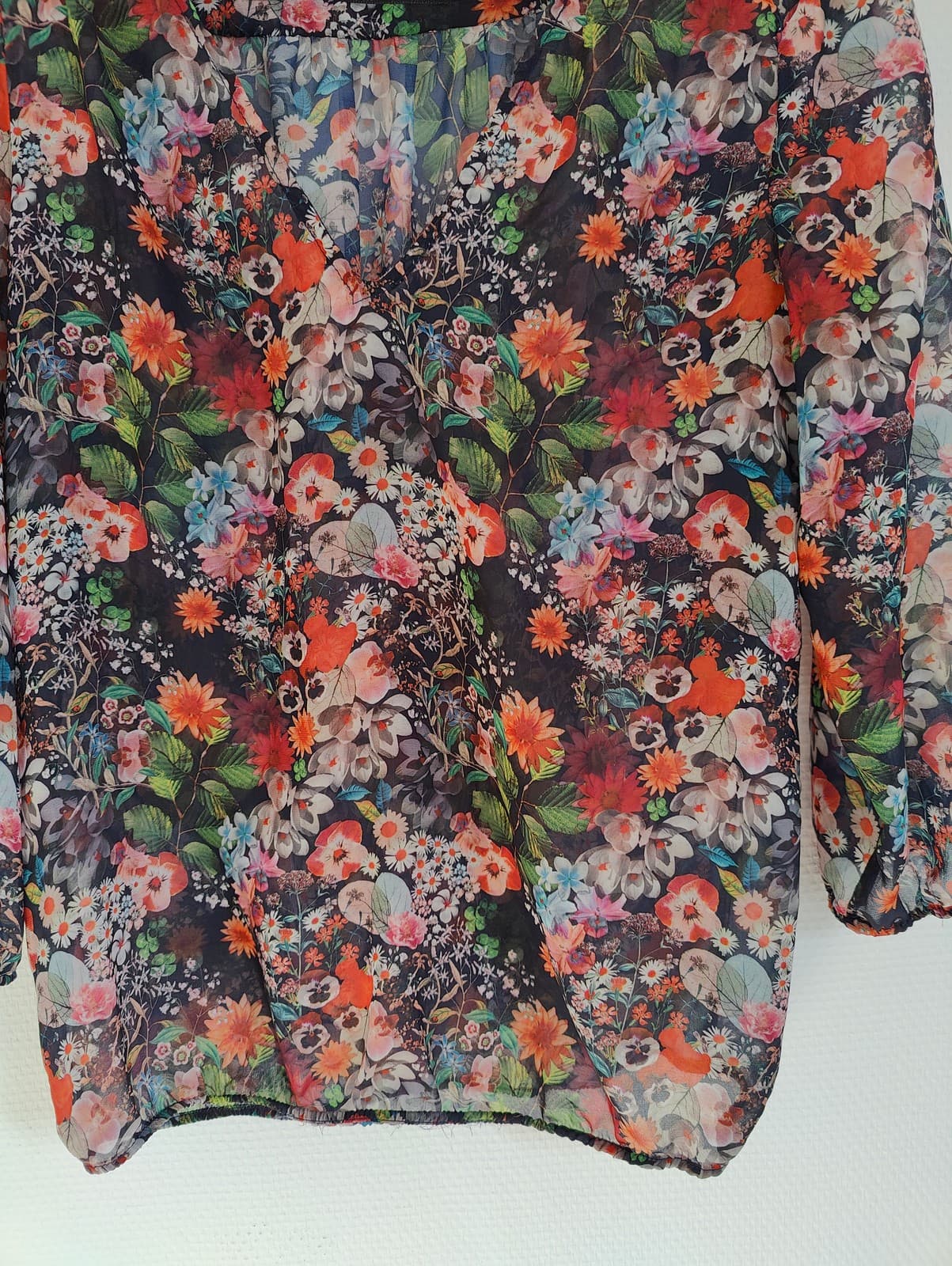 Blouse fluide à imprimé floral Zara – Taille S — photo 4