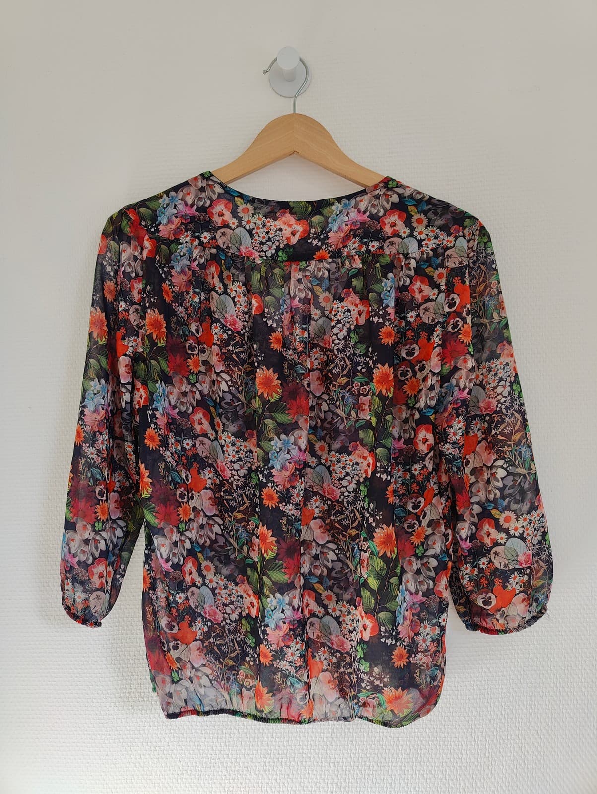 Blouse fluide à imprimé floral Zara – Taille S — photo 6