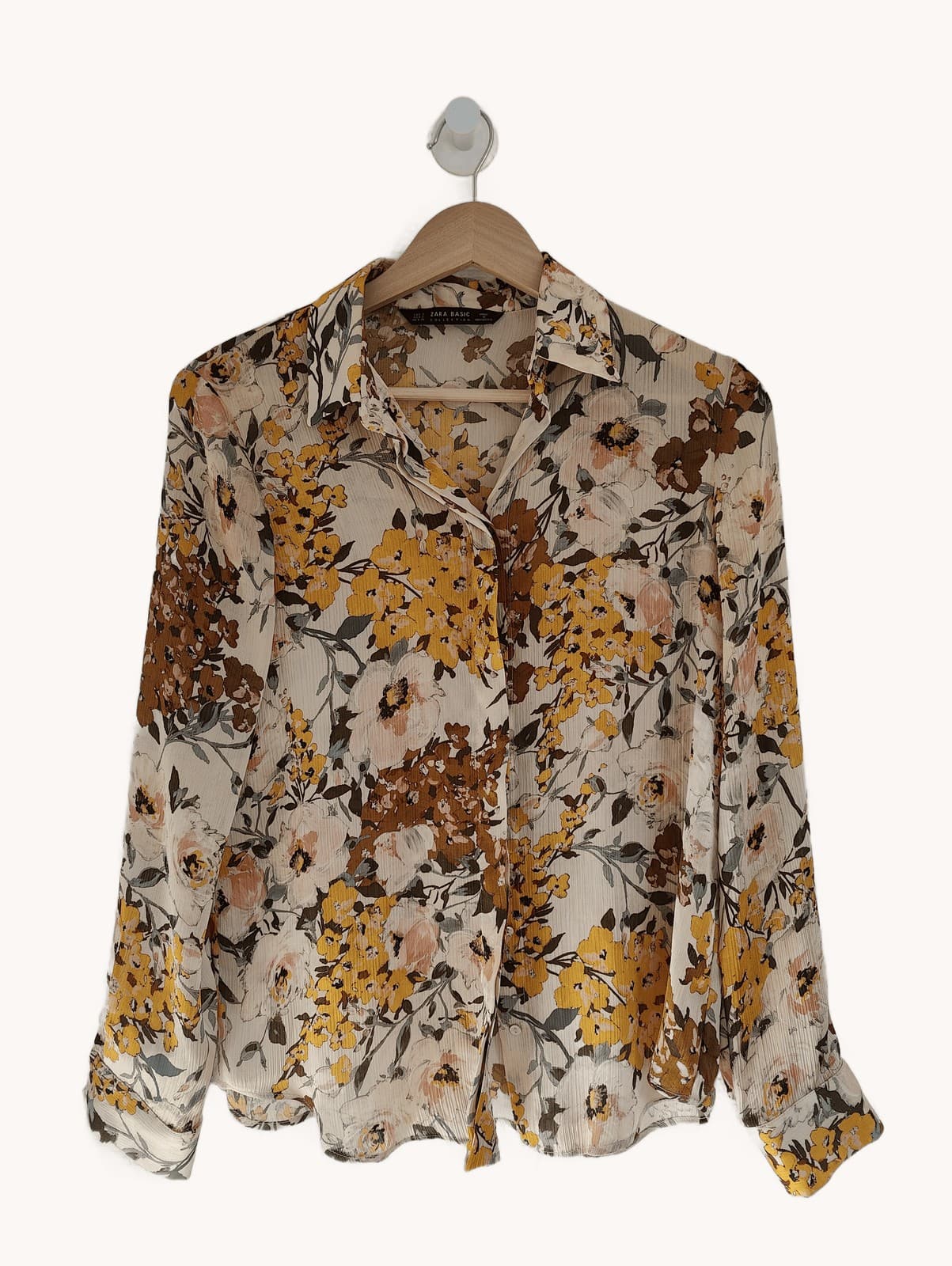 Chemise fluide à imprimé floral Zara – Taille S — photo 2