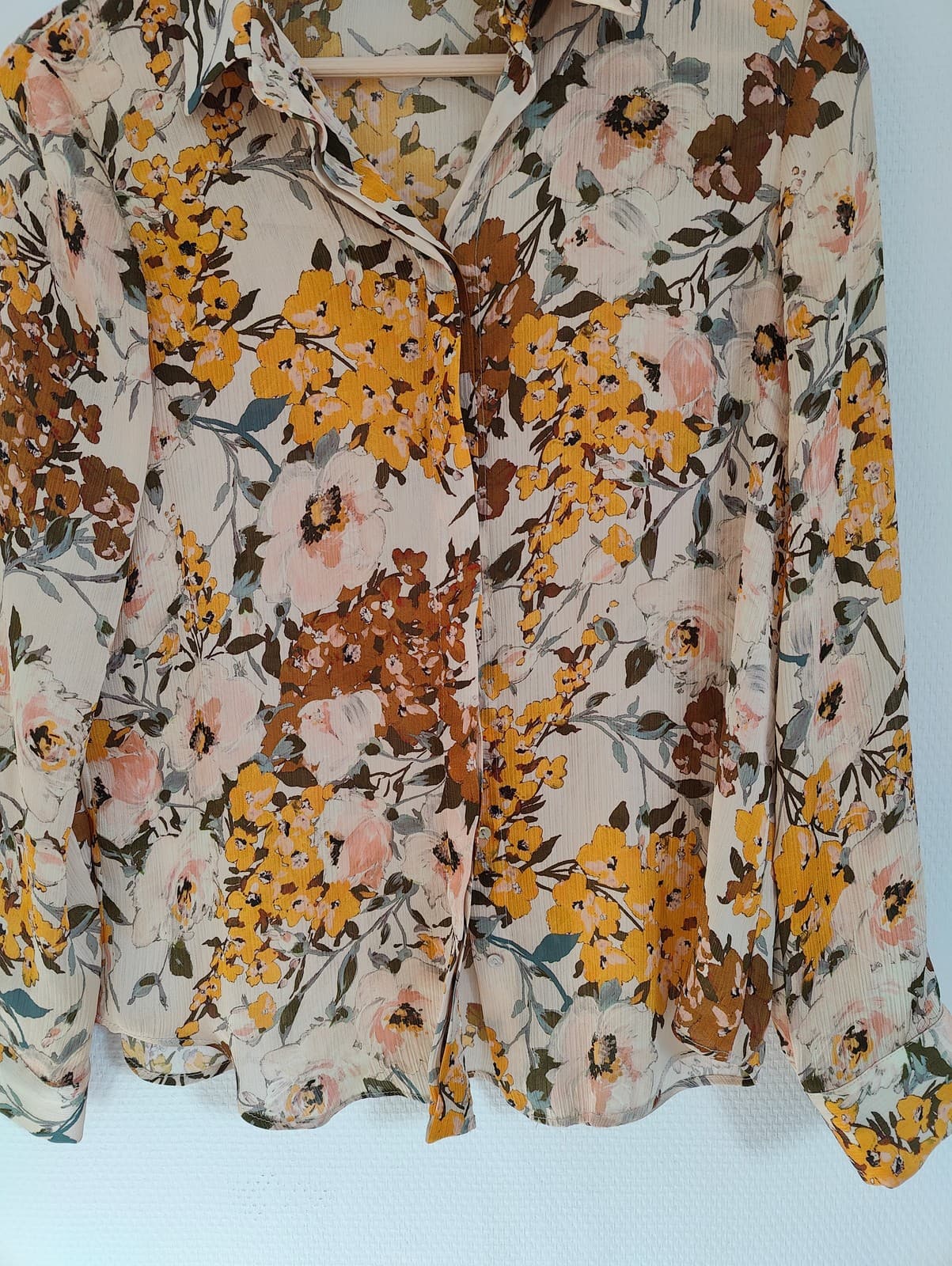 Chemise fluide à imprimé floral Zara – Taille S — photo 4