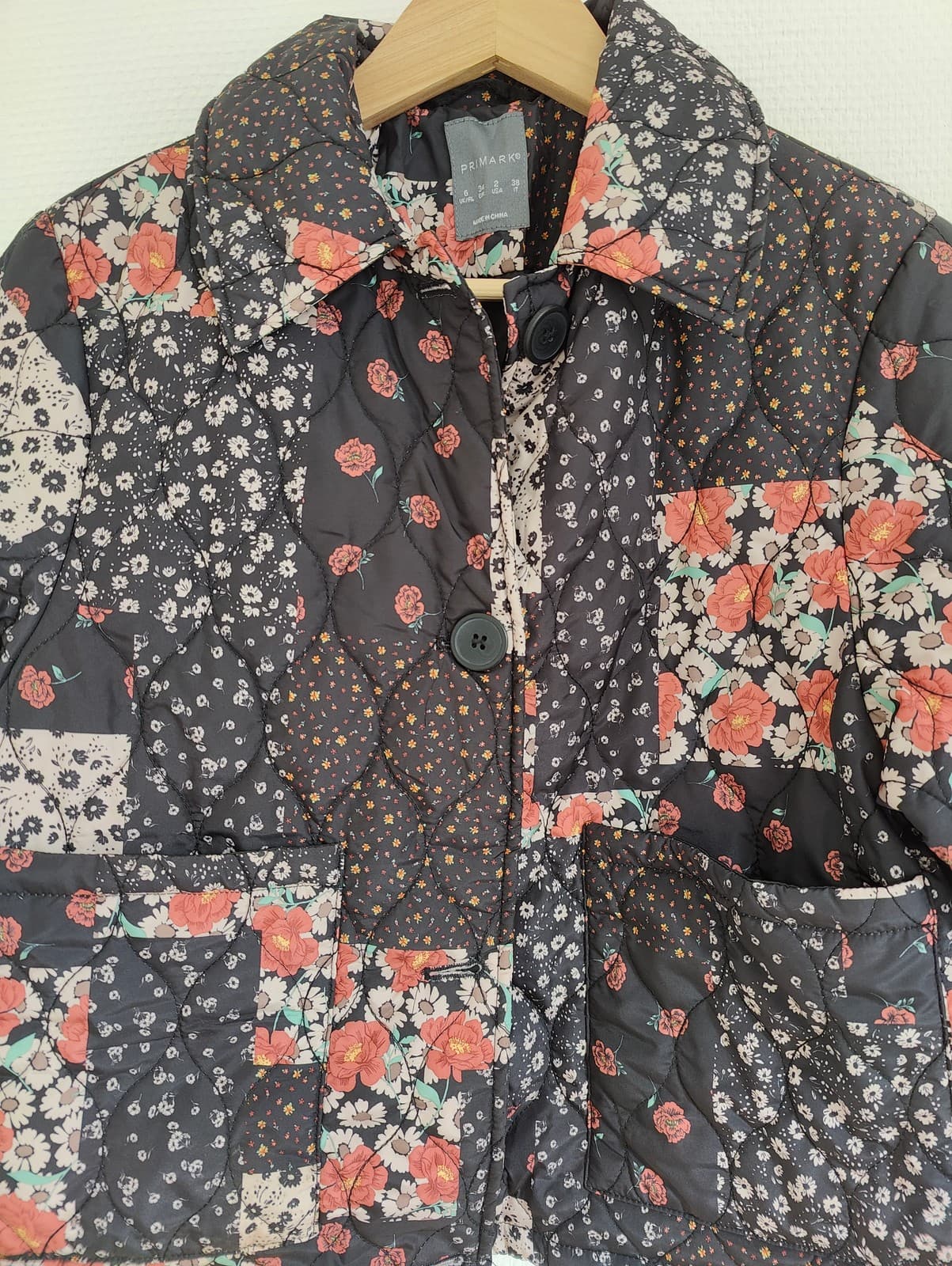 Veste matelassée patchwork florale Primark – Taille XS — photo 3