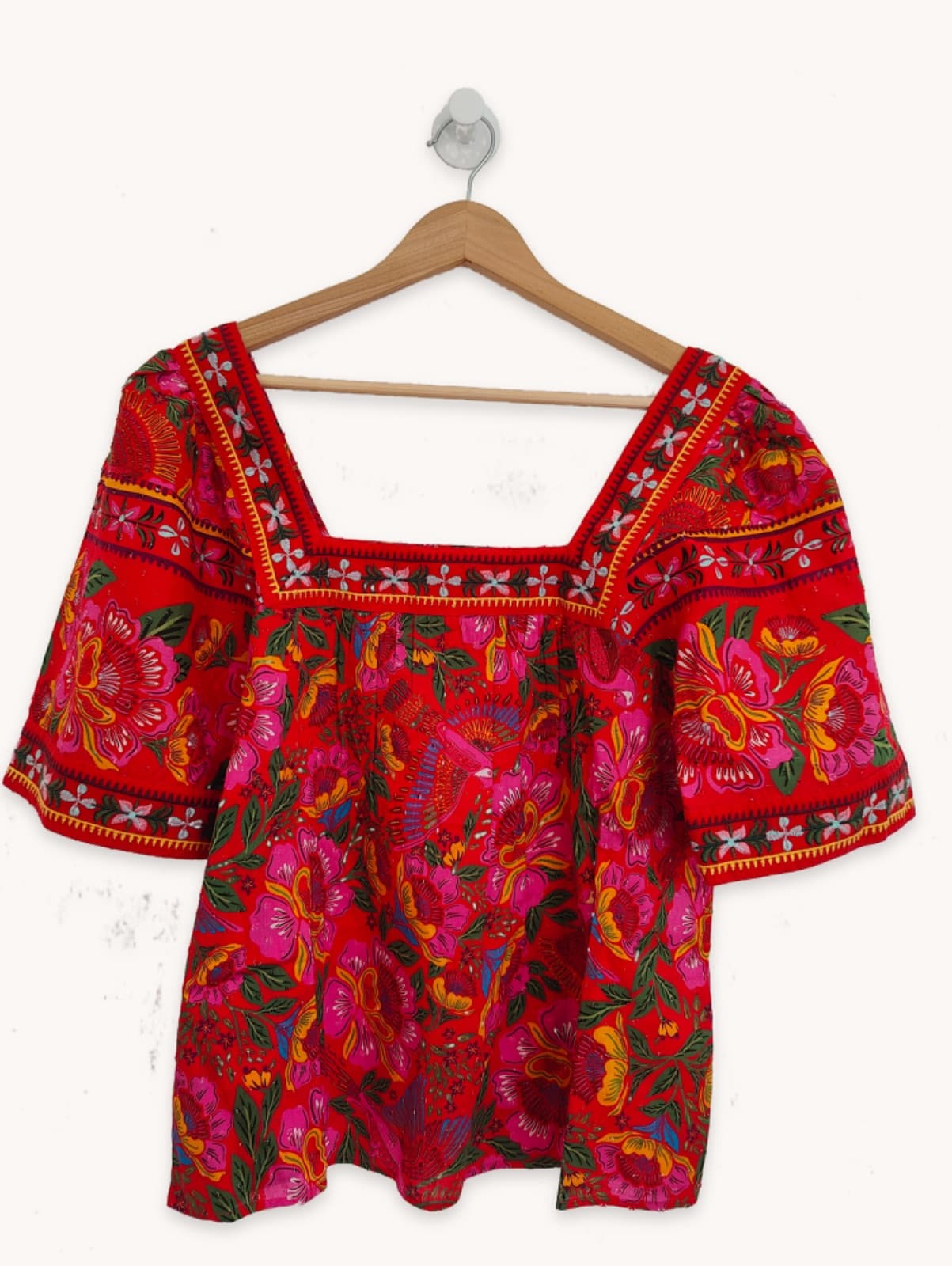Blouse Sézane x Farm rio à imprimé floral – Taille L — photo 2