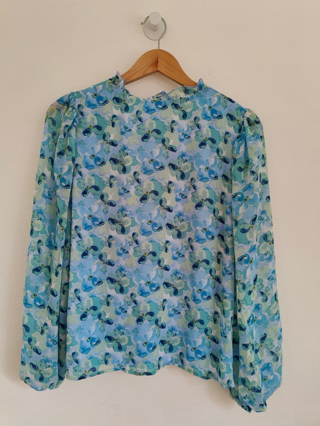Chemise Vila à imprimé floral bleu – Taille 38 — photo 5