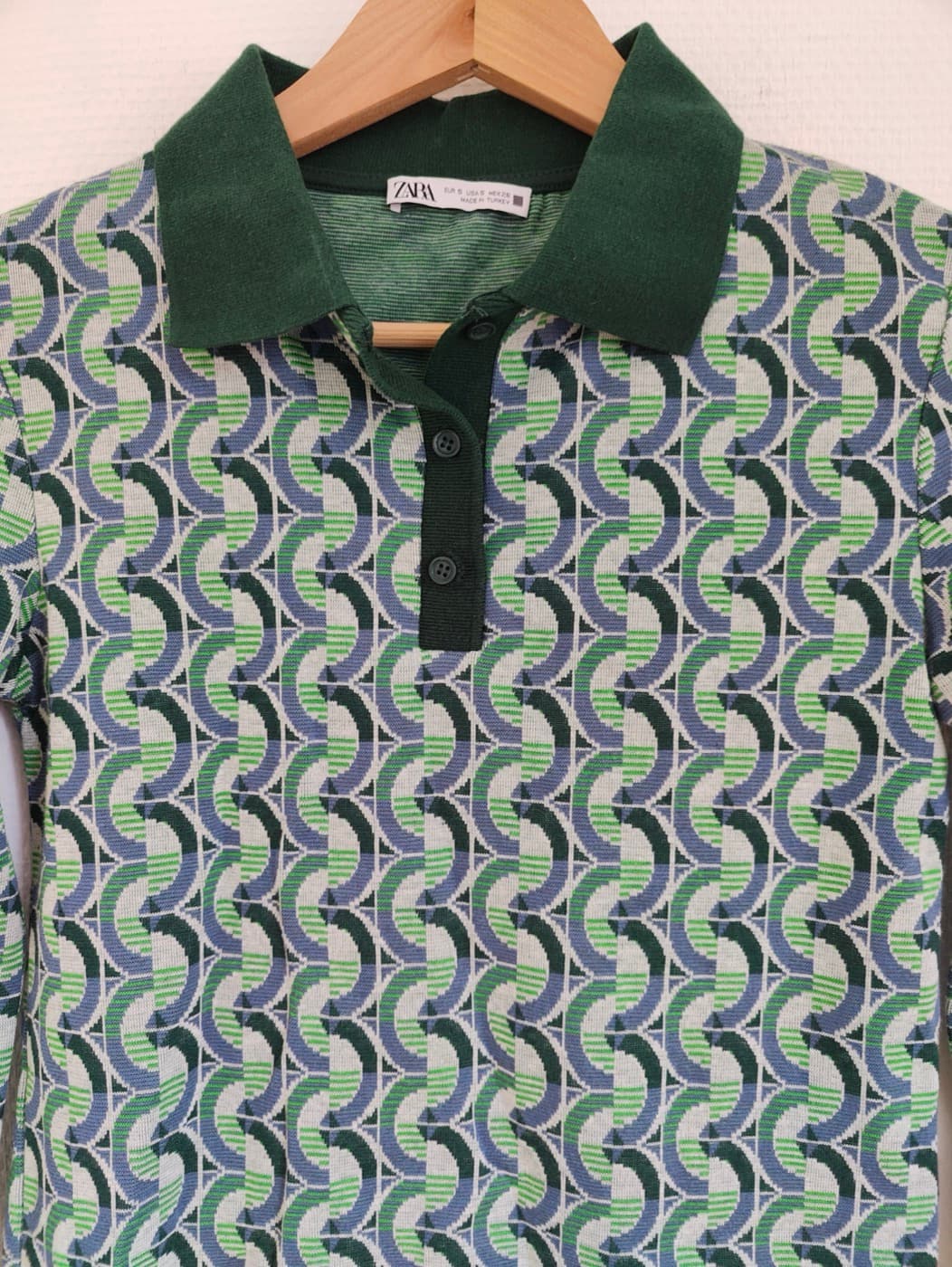Top Zara imprimé géométrique – Taille S  — photo 3