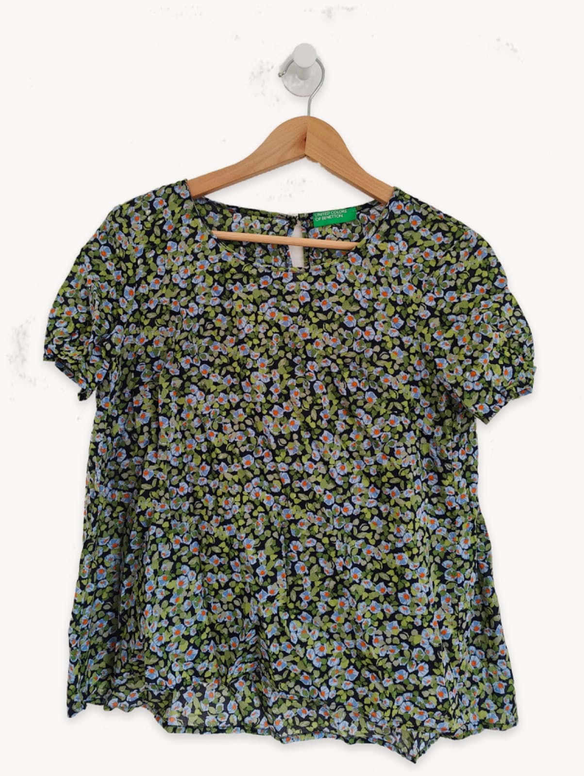 Blouse Benetton à imprimé floral – Taille M — photo 2