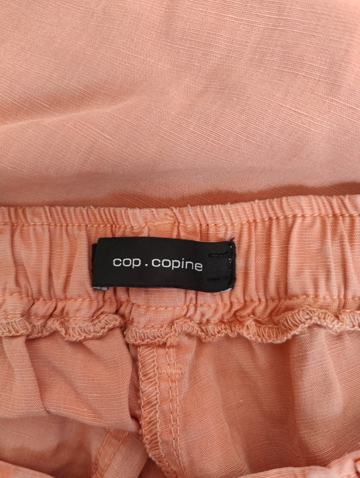 Pantalon Cop.Copine en lin mélangé – Taille  — photo 5