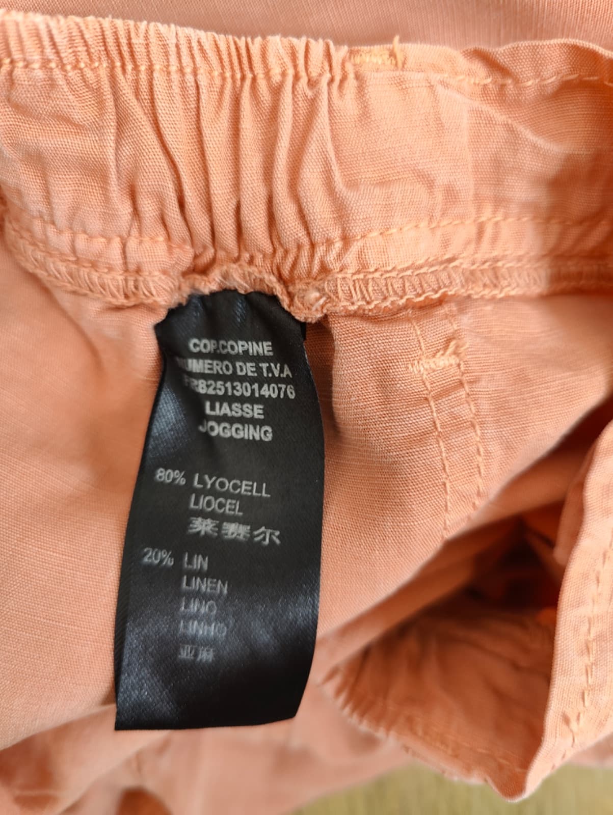 Pantalon Cop.Copine en lin mélangé – Taille  — photo 4