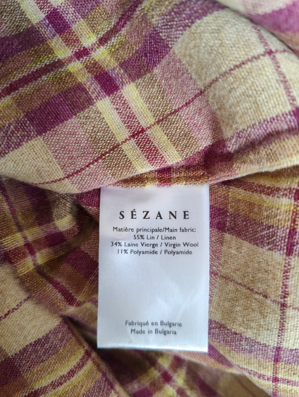 Chemise Sézane à carreaux tartan – Taille 40 — photo 7