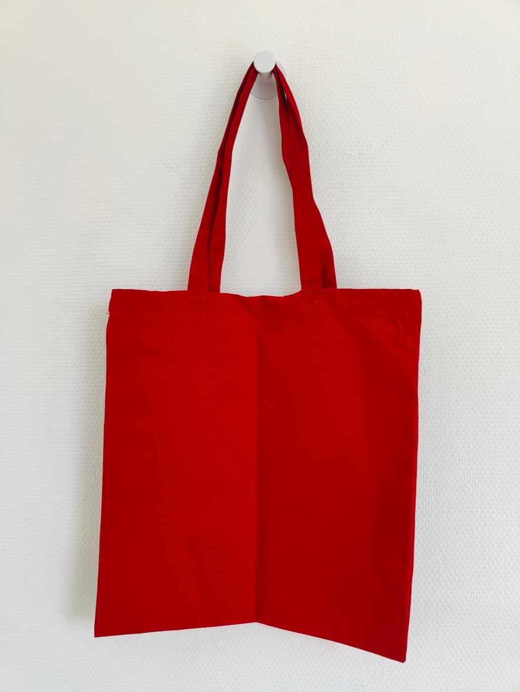 Sac cabas Sézane rouge à inscription LOVE — photo 4