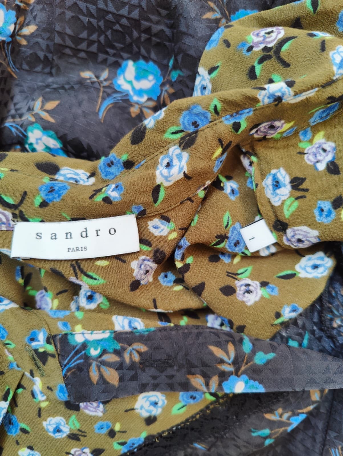 Chemise Sandro à imprimé floral – Taille 1 — photo 5
