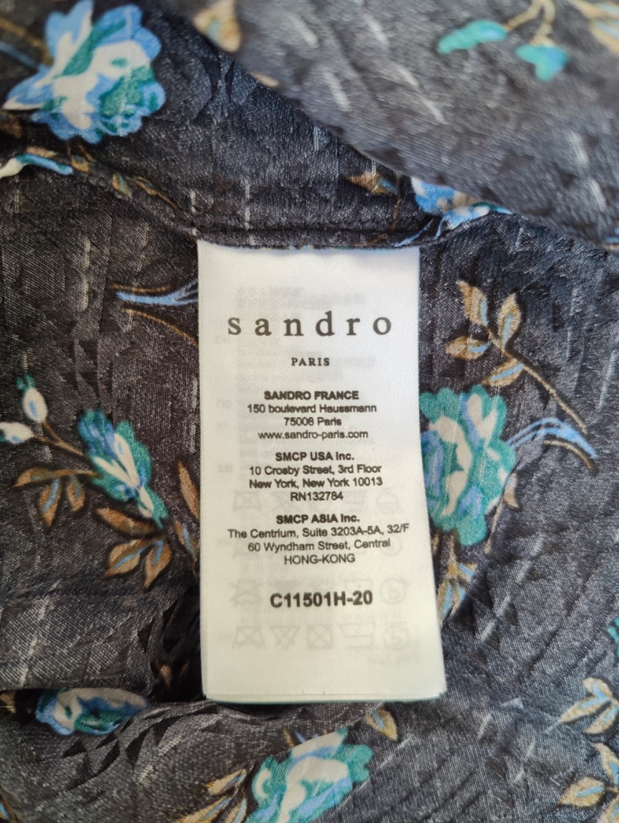 Chemise Sandro à imprimé floral – Taille 1 — photo 6