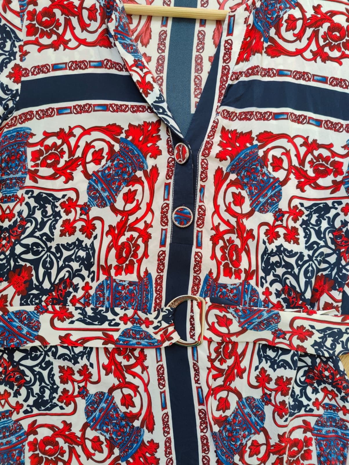 Blouse Claudie Pierlot à imprimé foulard – Taille 36 — photo 4