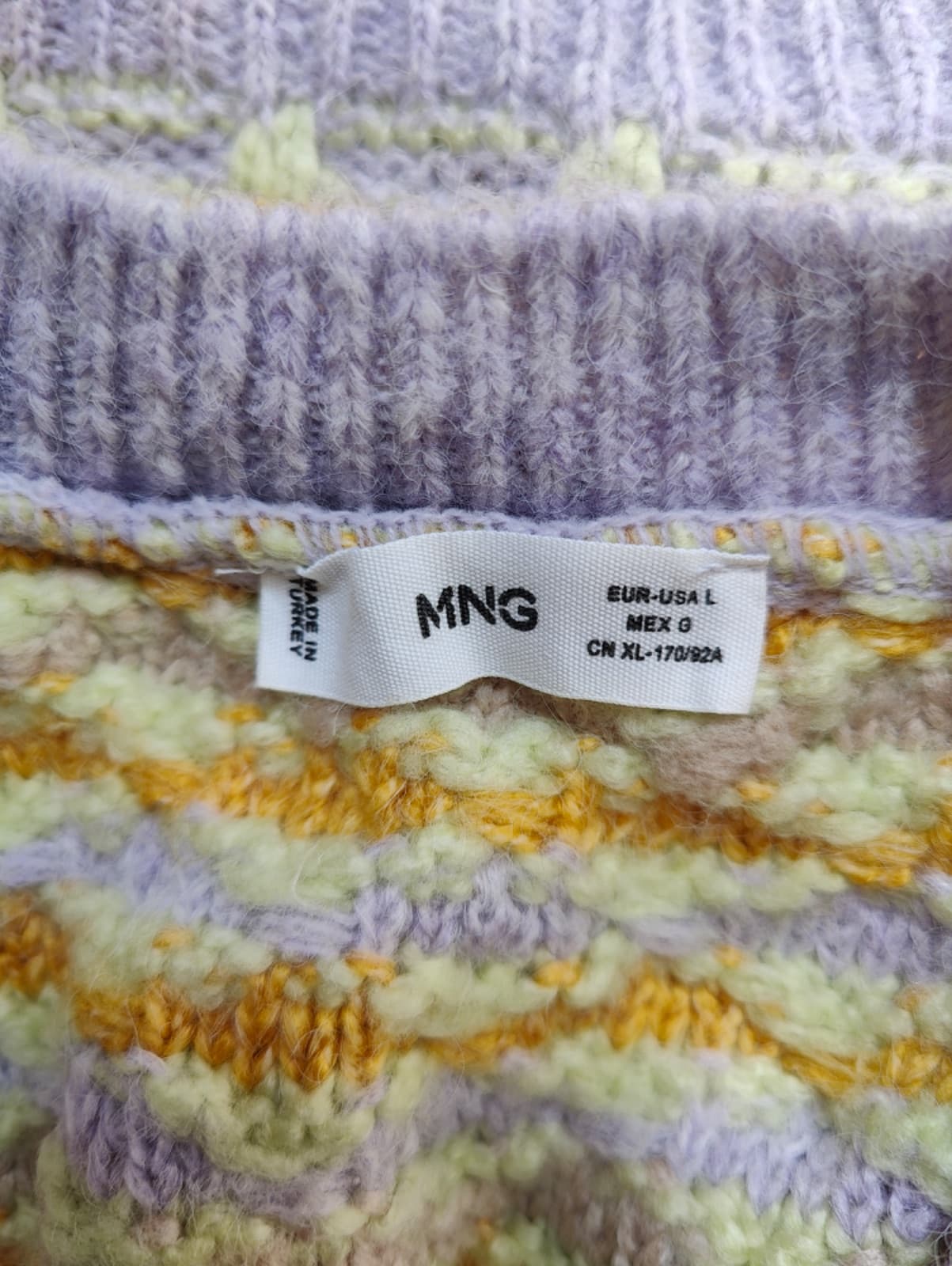 Pull Mango sans manches à motif jacquard – Taille L — photo 6