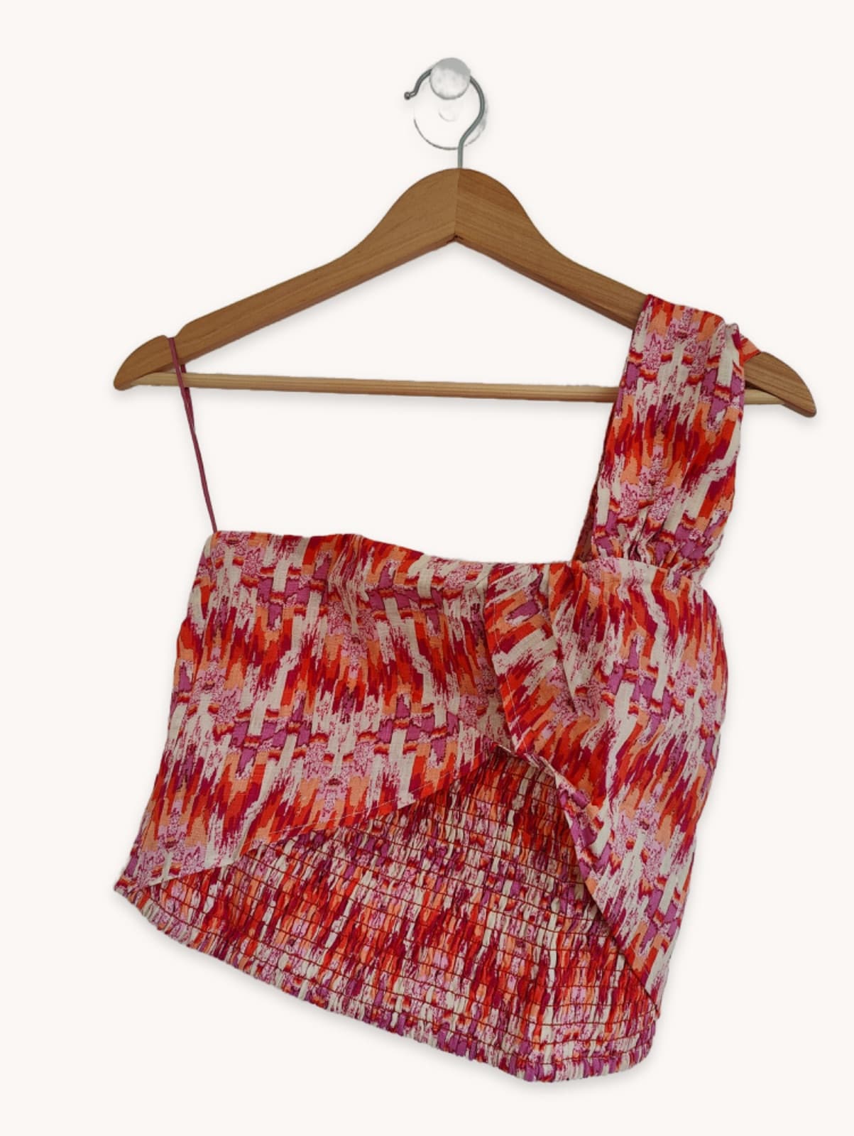 Top Hoss Intropia à imprimé ikat une épaule – Taille M — photo 2