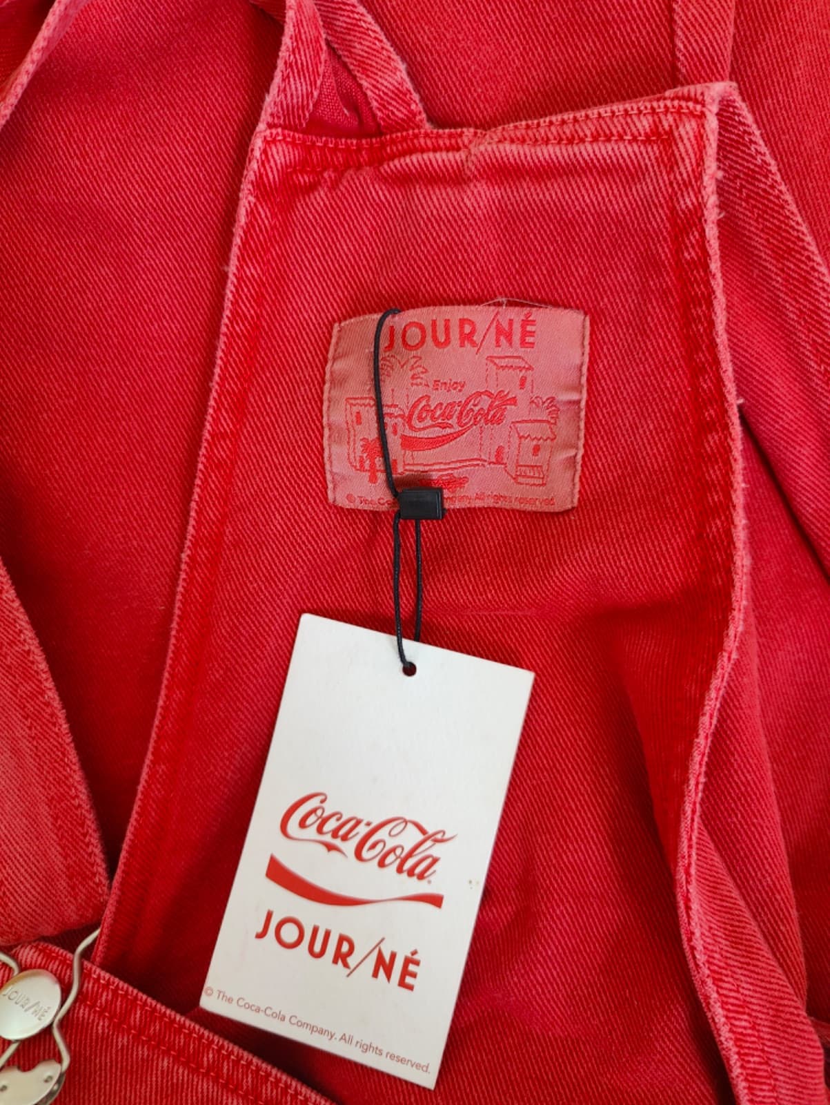 Salopette rouge Jour/né x Coca-Cola – Taille M — photo 4