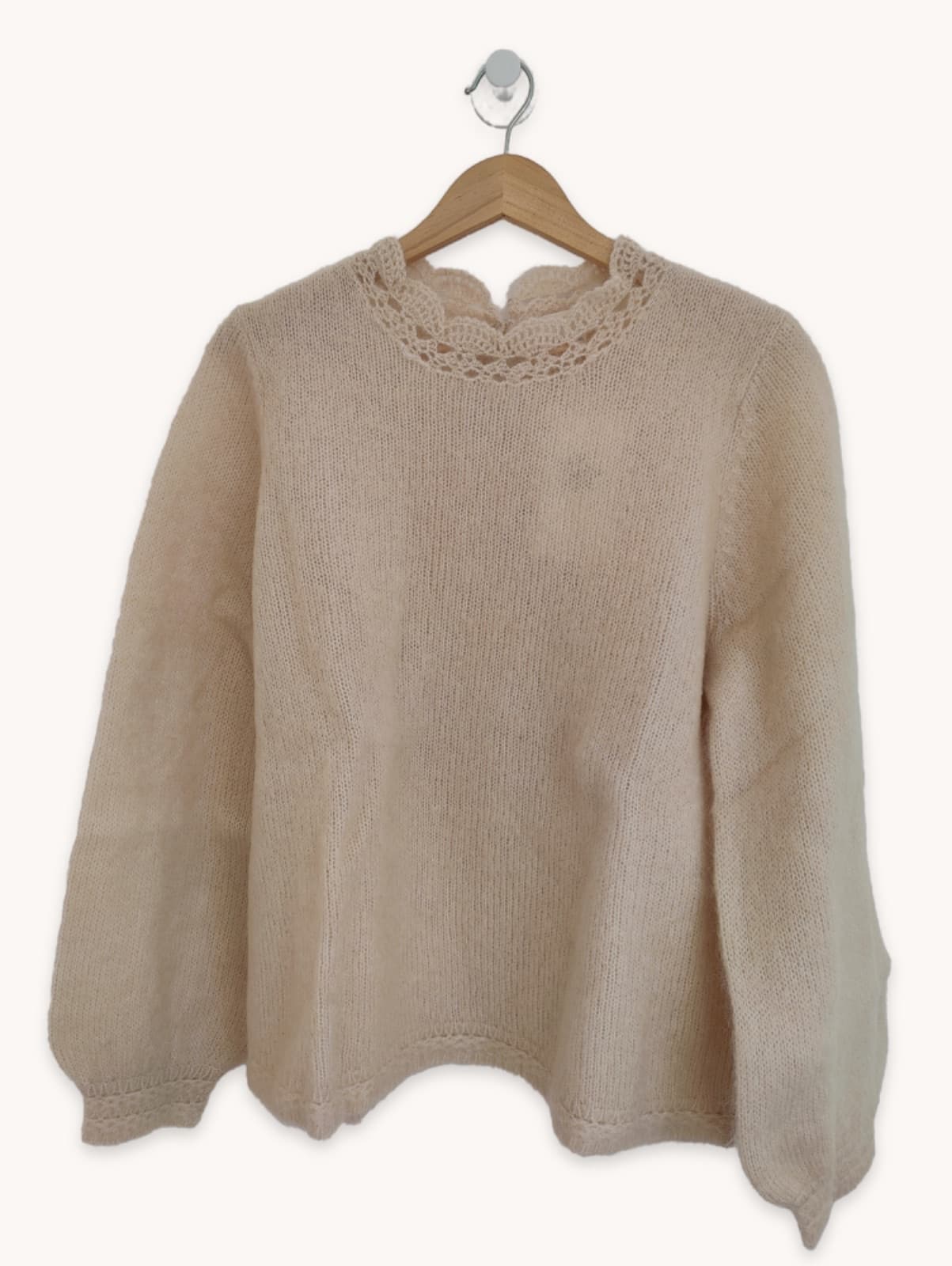 Pull Sézane beige poudré – Taille 3XL — photo 2