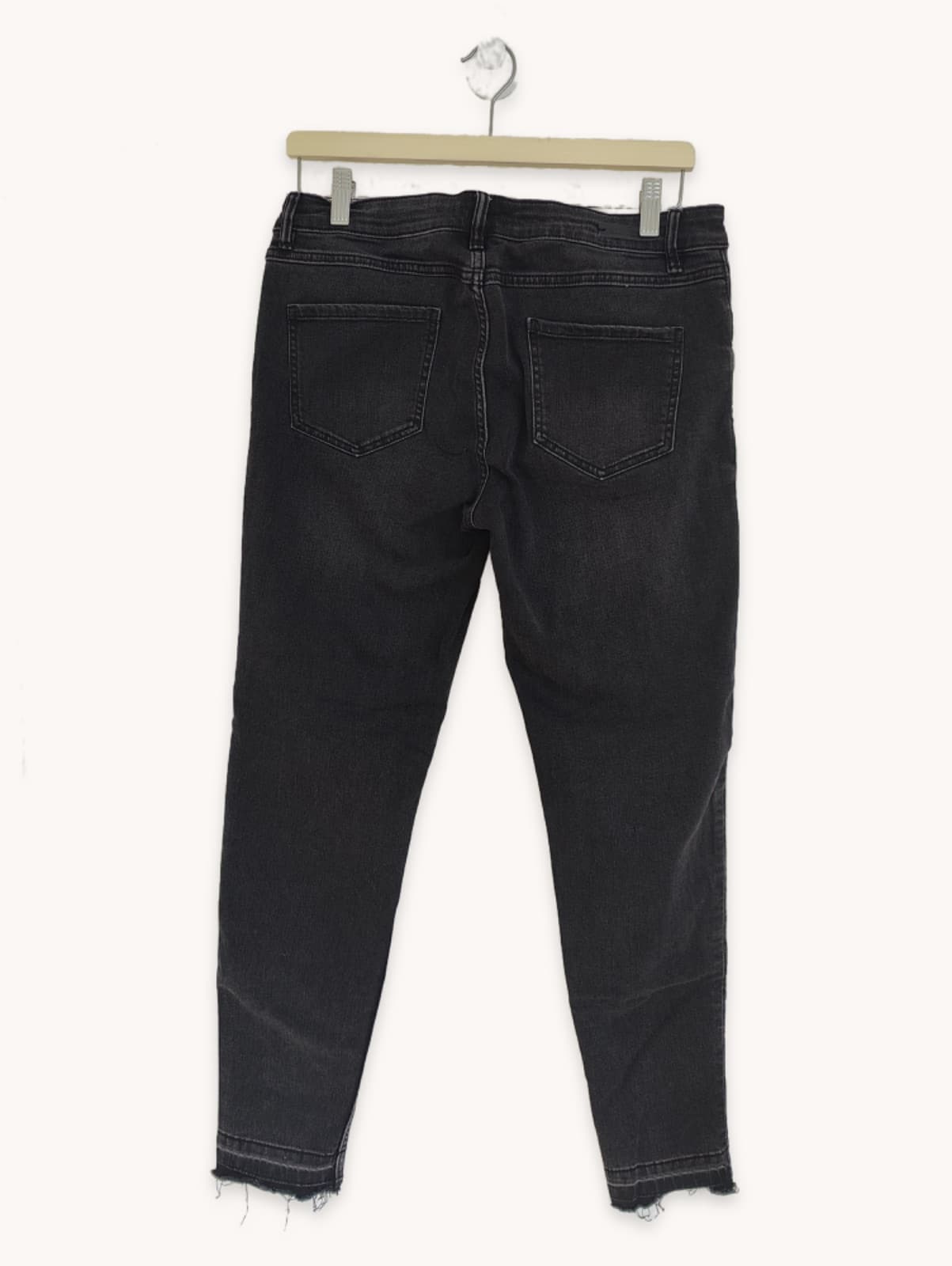 Jean noir délavé Promod – Taille 40 — photo 4