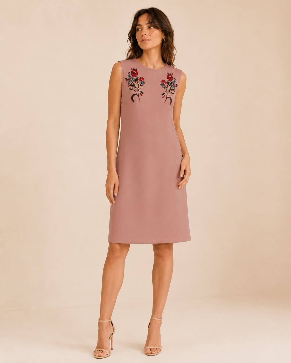 Robe à broderies florales MAS Fashion — Taille 42