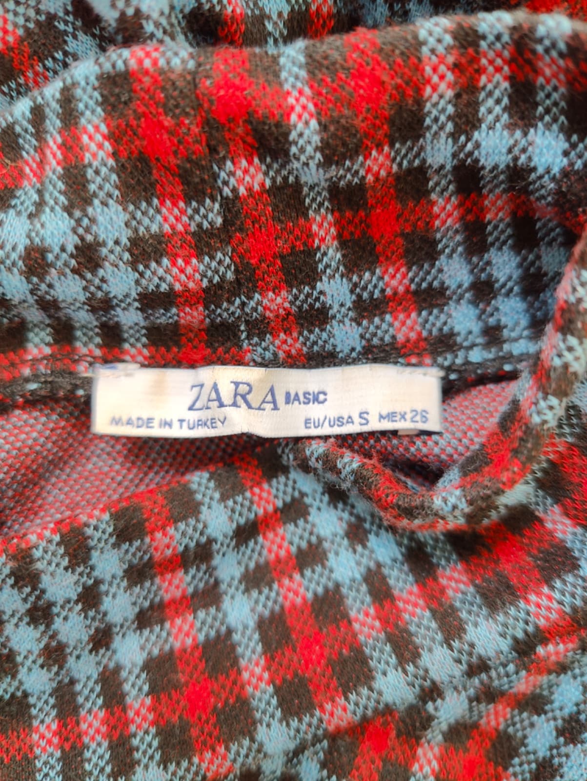 Robe à carreaux avec poches Zara – Taille S — photo 5