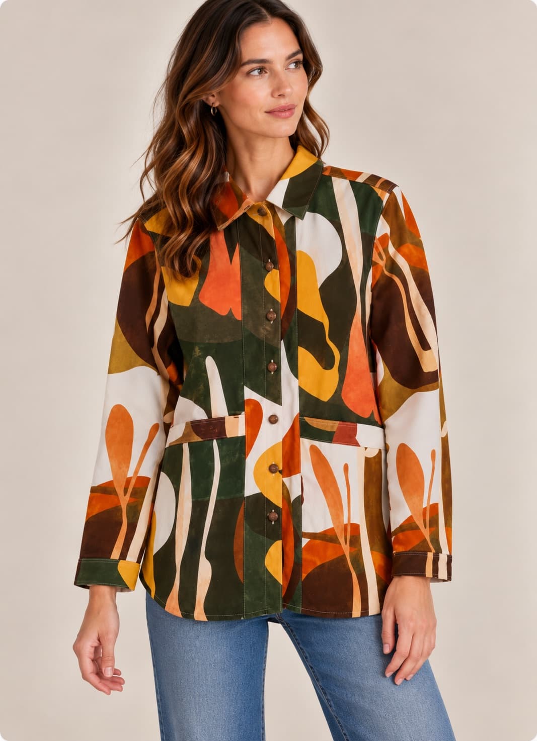 Veste multicolore Sézane x Rafael Uriegas – Taille L